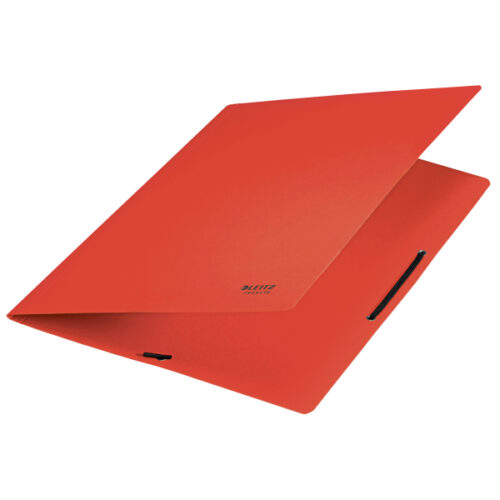 39080025_04.jpg Teczka kartonowa z gumką Recycle A4, czerwony