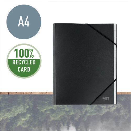 39150095_01.jpg Teczka segregująca Recycle A4 12 przekładek, czarna