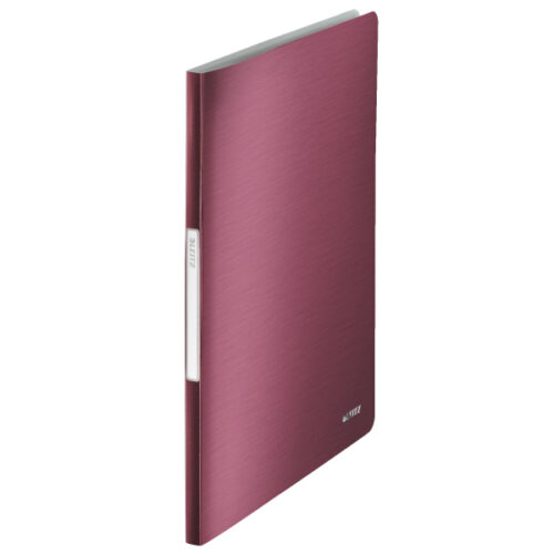 Album ofertowy 20 koszulek Leitz Style, ciemnoczerwony