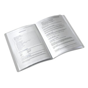 Album ofertowy 20 koszulek Leitz Style, ciemnoczerwony
