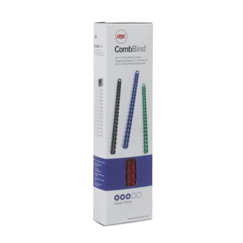 4028178_03.jpg Grzbiety plastikowe GBC Combs, A4, 14 mm, czarne