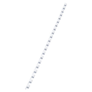 Grzbiety plastikowe GBC Combs, A4, 6 mm, białe