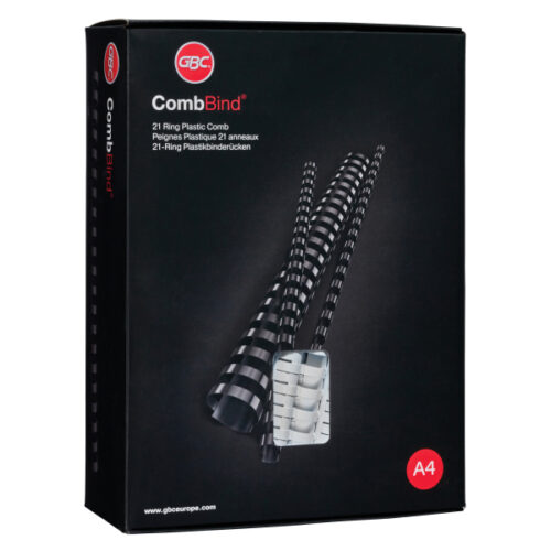 4028202_n_02.jpg Grzbiety plastikowe GBC Combs, A4, 25 mm, białe