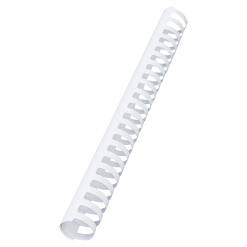 Grzbiety plastikowe GBC Combs, A4, 28 mm, białe