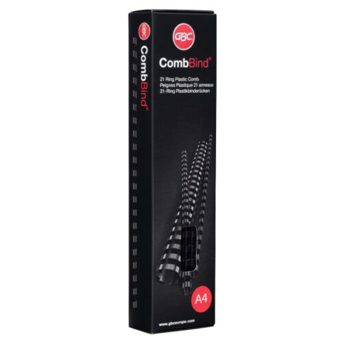 4028233_n_01.jpg Grzbiety plastikowe GBC Combs, A4, 6 mm, niebieskie