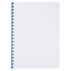 Grzbiety plastikowe GBC Combs, A4, 8 mm, niebieskie