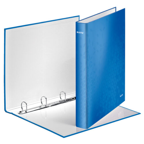 42420036_01.jpg Segregator ringowy WOW Leitz A4 4DR/25mm, niebieski