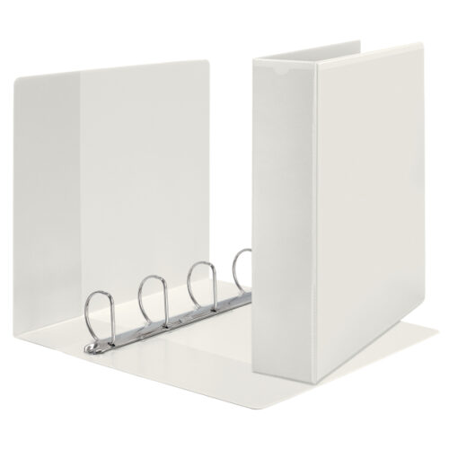 42870001.jpg Segregator ofertowy Leitz Panorama standard, A4+, 4DR/50, grzbiet 77 mm, biały