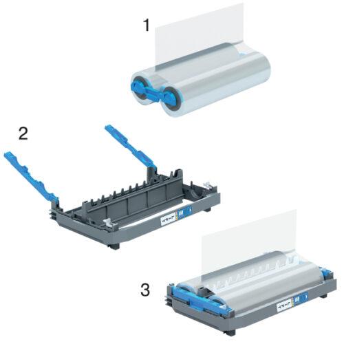 4410023_03.jpg Kaseta z folią błyszczącą do laminatora GBC Foton 30, 75 mikronów, długość 56,4m
