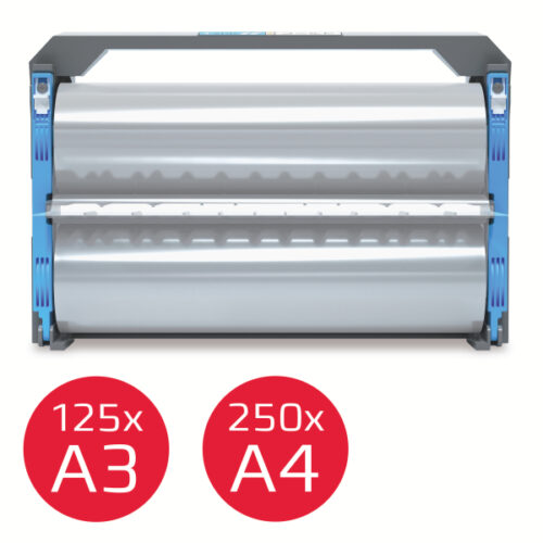 4410023_n_04.jpg Kaseta z folią błyszczącą do laminatora GBC Foton 30, 75 mikronów, długość 56,4m
