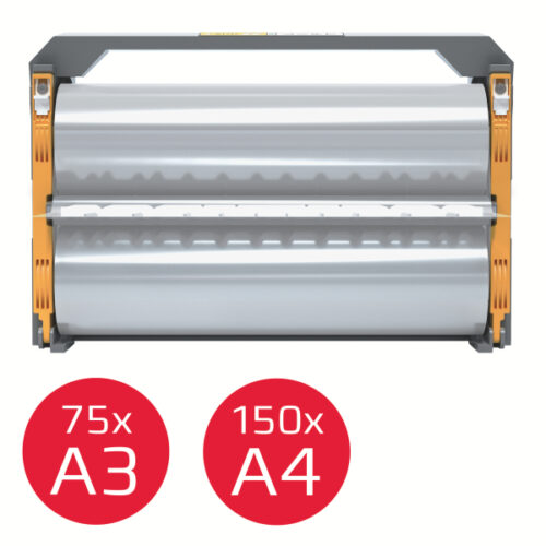 4410025_n_03.jpg Kaseta z folią błyszczącą do laminatora GBC Foton 30, 125 mikronów, długość 34,4m