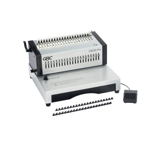 4410038_01.jpg Bindownica profesjonalna grzbietowa elektryczna GBC CB25E Pro, dziurkowanie 25, bindowanie 500 kartek