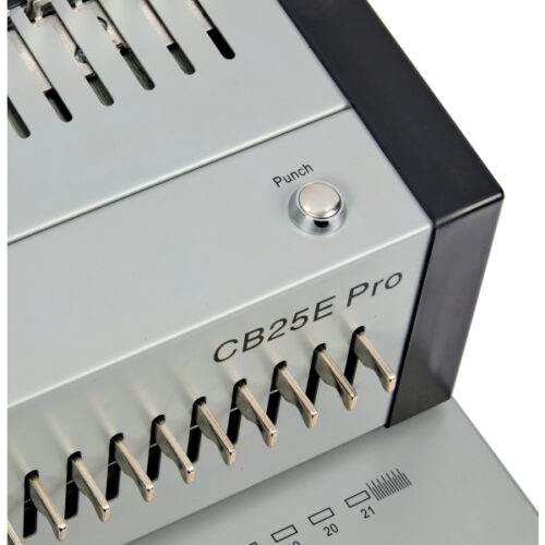 4410038_02.jpg Bindownica profesjonalna grzbietowa elektryczna GBC CB25E Pro, dziurkowanie 25, bindowanie 500 kartek