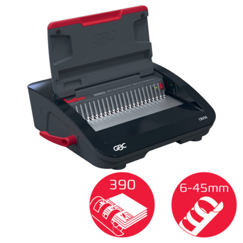 4410064_02.jpg Bindownica grzebieniowa elektryczna GBC CombBind® CB25E, dziurkowanie 25, bindowanie 390 kartek