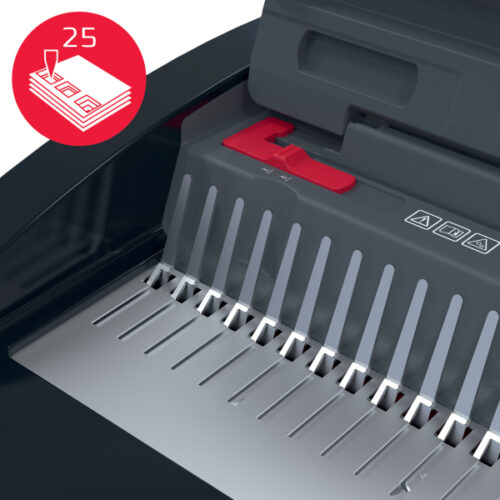 4410064_03.jpg Bindownica grzebieniowa elektryczna GBC CombBind® CB25E, dziurkowanie 25, bindowanie 390 kartek
