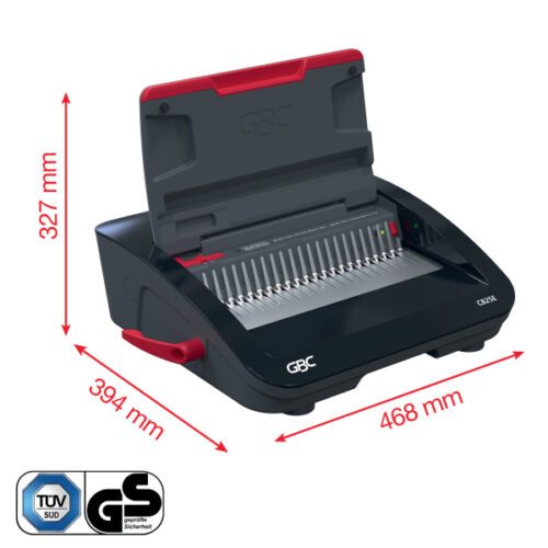 4410064_06.jpg Bindownica grzebieniowa elektryczna GBC CombBind® CB25E, dziurkowanie 25, bindowanie 390 kartek