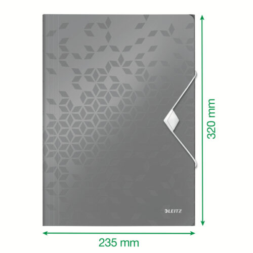 45990095_03.jpg Teczka z gumką PP Leitz WOW, 15 mm, czarna
