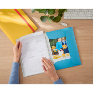46700061_01.jpg Album ofertowy Leitz Cosy, poszerzony, PP, niebieski