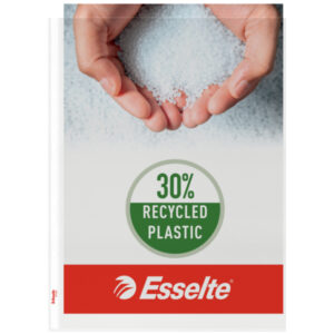 Koszulki groszkowe Esselte, A3, pionowe, 30% PP z recyklingu, 85 mic.