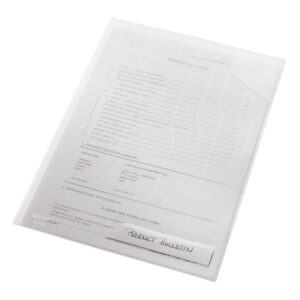 Folder Leitz Combifile, biały przezroczysty, folia 5 szt., 200 mic.