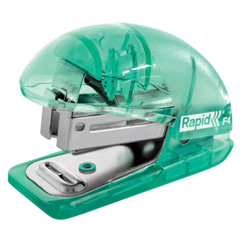 Zszywacz mini Rapid Colour'Breeze F4, 10 kartek, 5 lat gwarancji, zielony