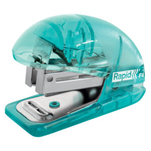 Zszywacz mini Rapid Colour'Breeze F4, 10 kartek, 5 lat gwarancji, niebieski