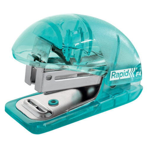 Zszywacz mini Rapid Colour'Breeze F4, 10 kartek, 5 lat gwarancji, niebieski