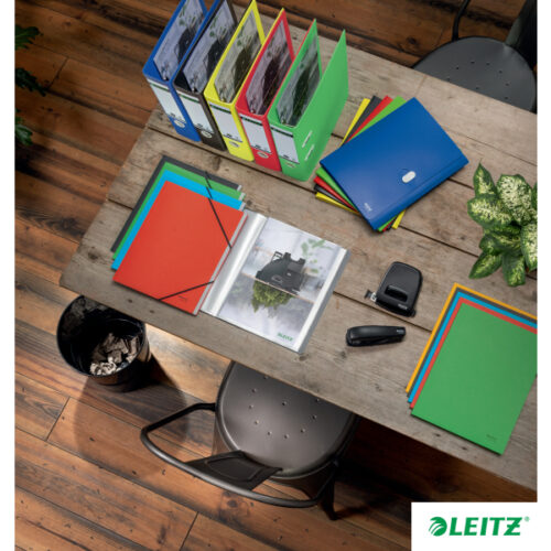 50030035_n_02.jpg Dziurkacz NeXXt Recycle, 30 kartek, 10 lat gwarancji, niebieski