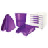 Kosz na śmieci 15L Leitz WOW, fioletowy