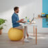 Piłka do siedzenia Leitz Ergo Cosy, 65cm, żółta