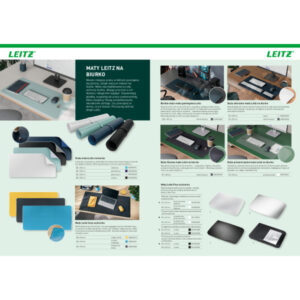 Przezroczysta mata Leitz Plus na biurko, 500 x 650 mm, matowa