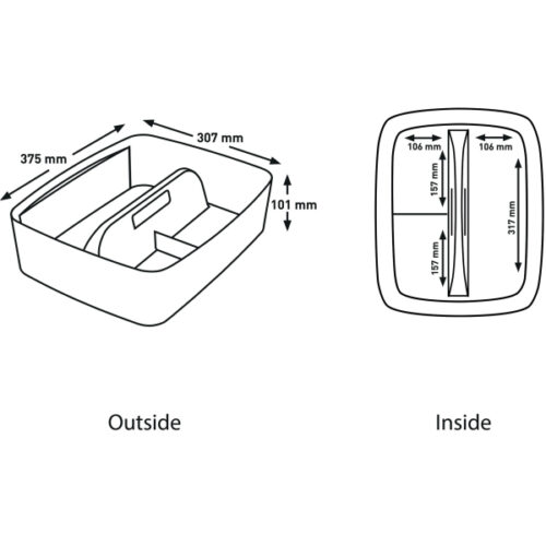 53220001_03.jpg MyBox Organizer duży z uchwytem Leitz WOW dwukolorowy, biały
