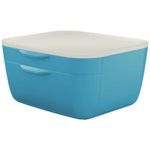 Pojemnik z szufladami Leitz Cosy, niebieski