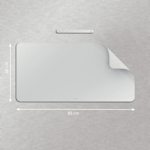 53820085_03.jpg Mata Leitz na biurko, 800 x 400 mm, jasnoszara
