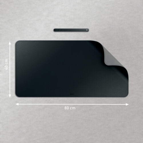 53820095_03.jpg Mata Leitz na biurko, 800 x 400 mm, czarna