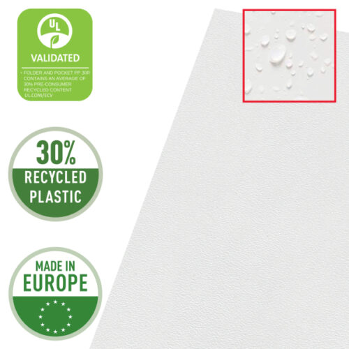 54832_02.jpg Ofertówki groszkowe Esselte, A4, 30% PP z recyklingu, 115 mic., przezroczysty