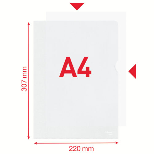 54832_04.jpg Ofertówki groszkowe Esselte, A4, 30% PP z recyklingu, 115 mic., przezroczysty