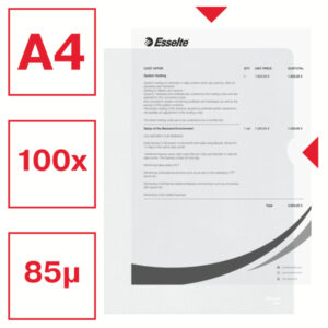 54852_01.jpg Ofertówki groszkowe Esselte, A4, 30% PP z recyklingu, 85 mic.