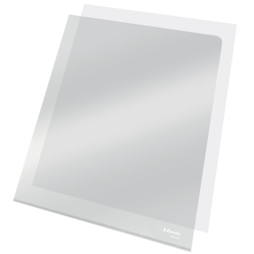 55270_06.jpg Ofertówki krystaliczne Esselte, A4, sztywne, 150 mic., przezroczysty