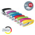Zszywacz Mini metalowy Leitz WOW, czarny, 10 lat gwarancji, 10 kartek