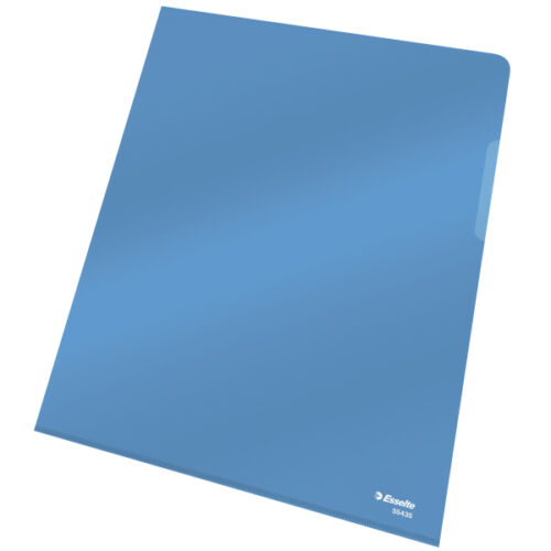 55435_iu_01.jpg Ofertówki krystaliczne Esselte, A4, sztywne, 150 mic., niebieski