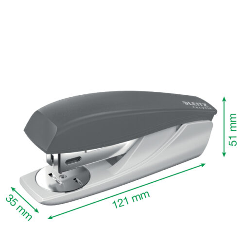 56060035_04.jpg Mały zszywacz NeXXt Recycle, 25 kartek, 3 lata gwarancji, niebieski