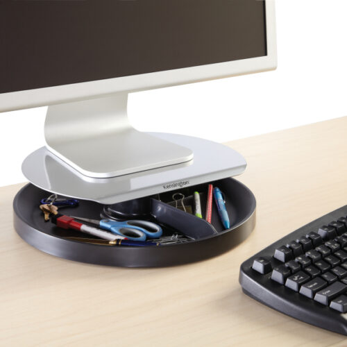 60049EU_02.jpg Obrotowa podstawka Kensington SmartFit™ Spin2 pod monitor, szara