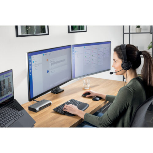 60112_n_04.jpg Podstawka chłodząca Kensington SmartFit™ Easy Riser™ pod laptopa, szara