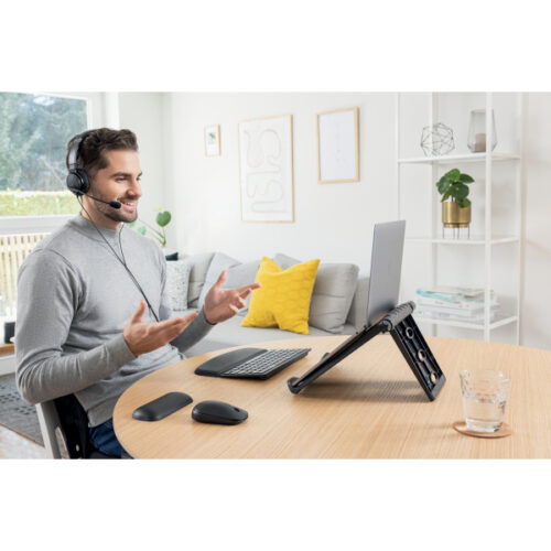 60112_n_12.jpg Podstawka chłodząca Kensington SmartFit™ Easy Riser™ pod laptopa, szara