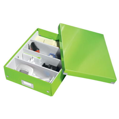 60580054_06.jpg Pudło z przegródkami Leitz C&S WOW, średnie, zielone