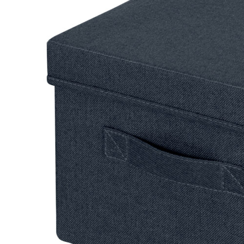 61440089_03.jpg Pudełko do przechowywania z pokrywką Leitz Fabric, średnie, 2 sztuki, ciemnoszare