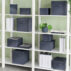 Pudełko do przechowywania z pokrywką Leitz Fabric, duże, 2 sztuki, ciemnoszare