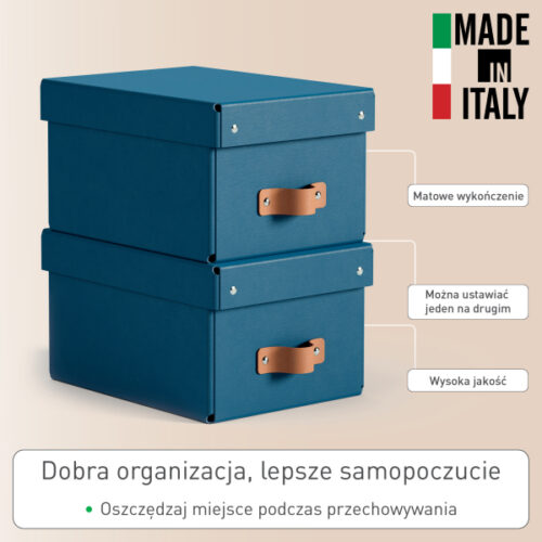61470068_n_06.jpg Pudełko do przechowywania Leitz Puro z pokrywką, małe, 7 l, z tektury w 100% z recyklingu, 2 szt., granatowe