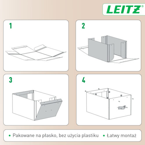 61470095_n_02.jpg Pudełko do przechowywania Leitz Puro z pokrywką, małe, 7 l, z tektury w 100% z recyklingu, 2 szt., czarne